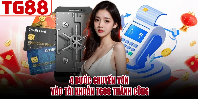 4 bước chuyển vốn vào tài khoản TG88 thành công