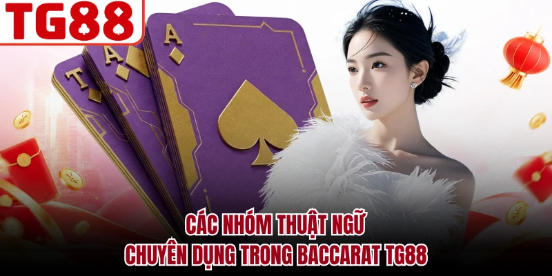 Các nhóm thuật ngữ chuyên dụng trong Baccarat TG88