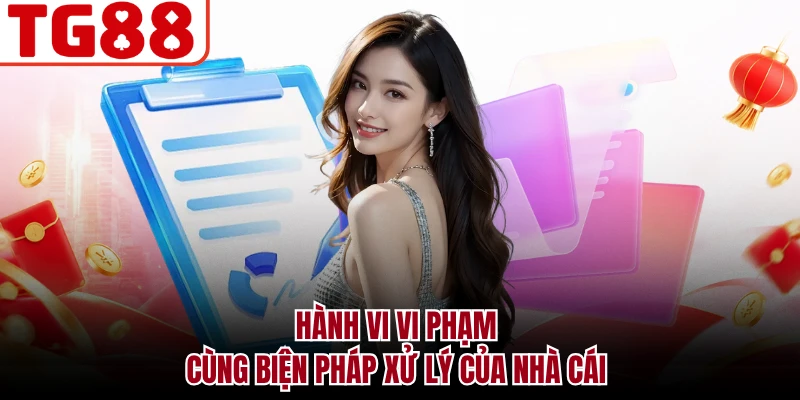 Hành vi vi phạm cùng biện pháp xử lý của nhà cái